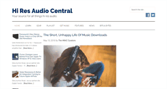 Desktop Screenshot of hiresaudiocentral.com